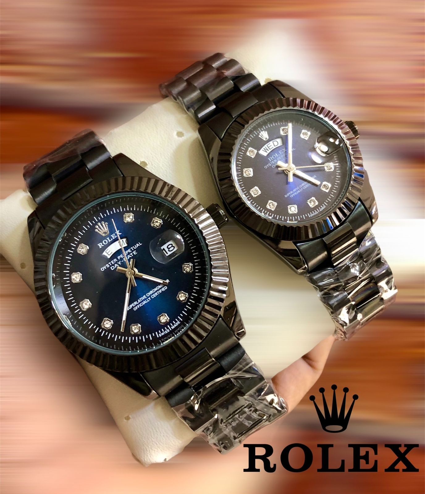 ROLEX COUPLE WATCH + FREE BOX