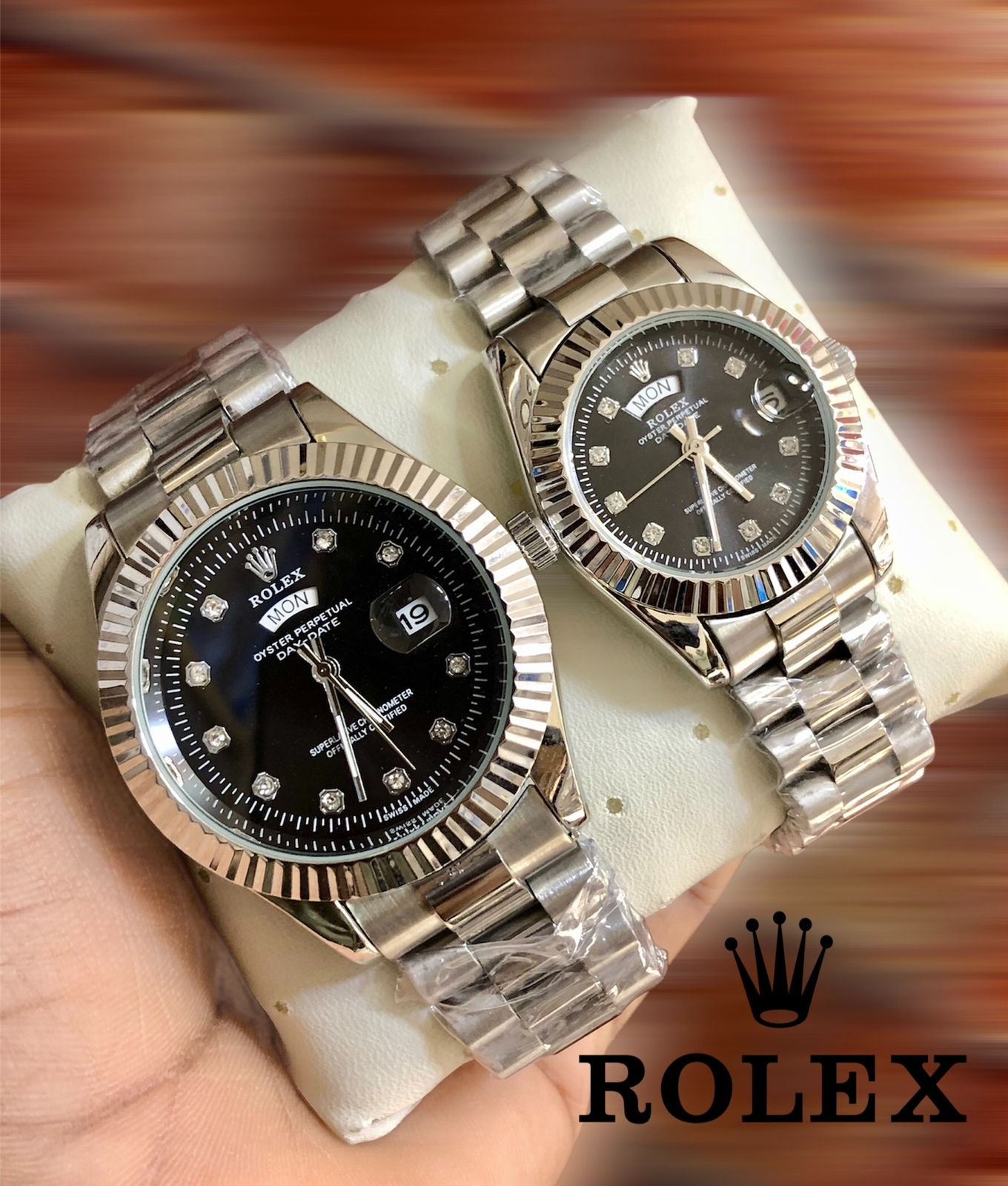 ROLEX COUPLE WATCH + FREE BOX