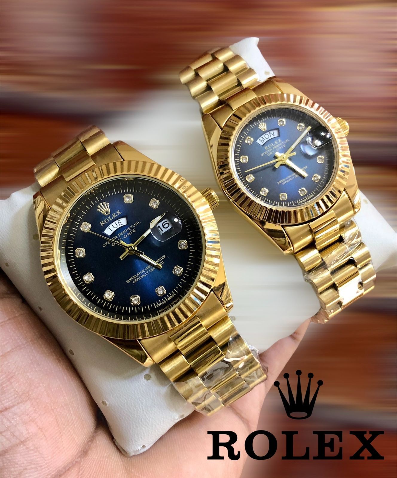 ROLEX COUPLE WATCH + FREE BOX