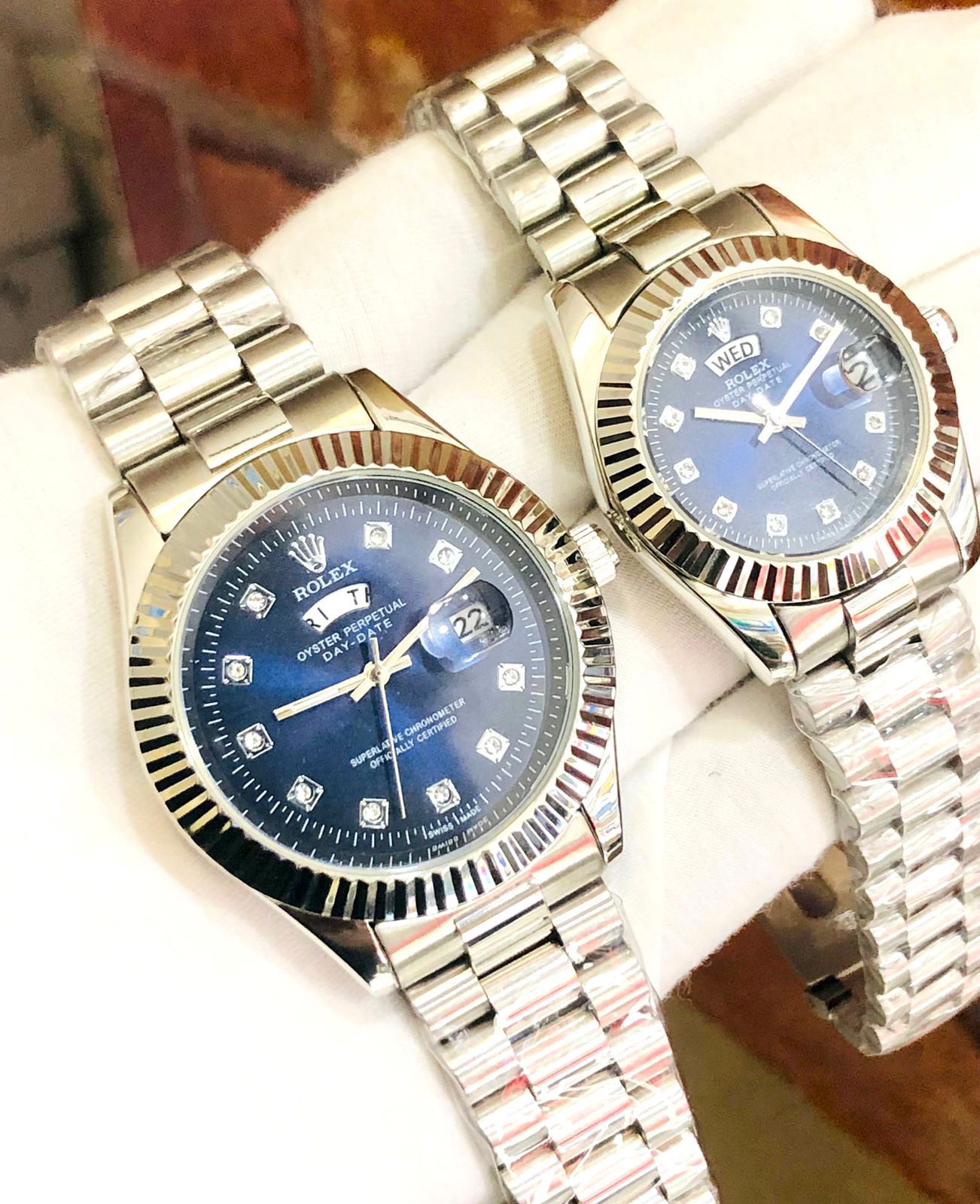 ROLEX COUPLE WATCH + FREE BOX
