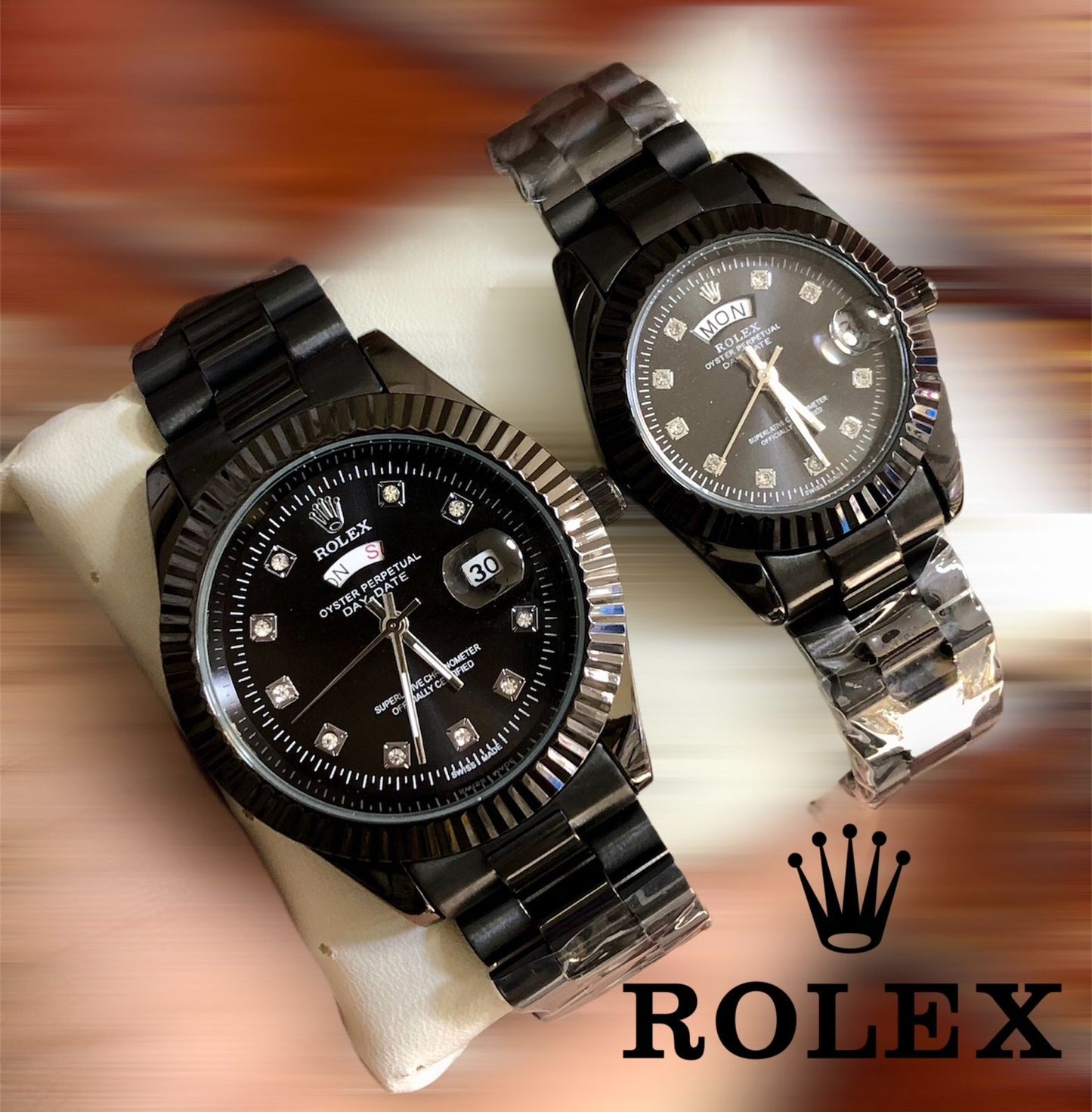 ROLEX COUPLE WATCH + FREE BOX