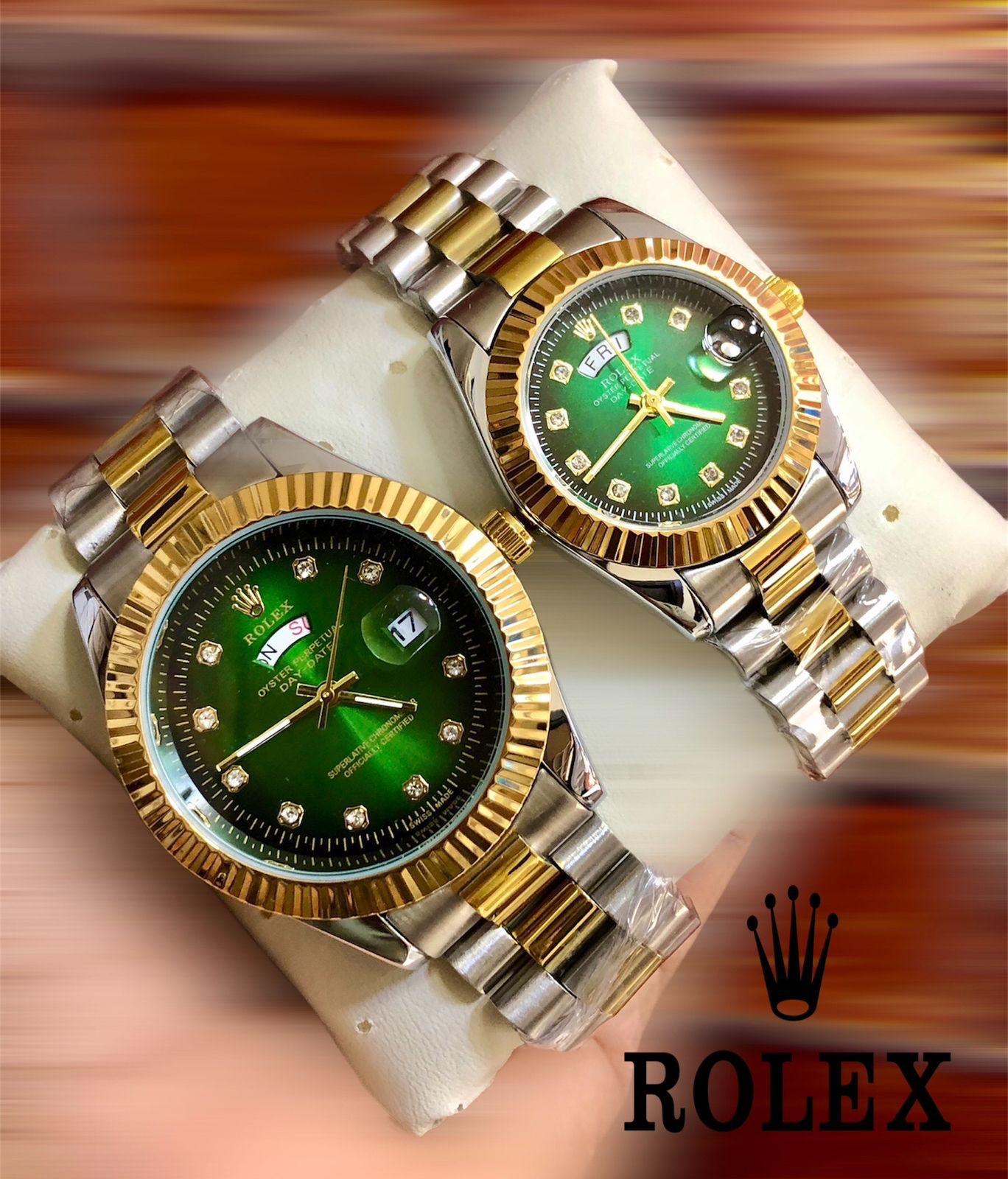 ROLEX COUPLE WATCH + FREE BOX