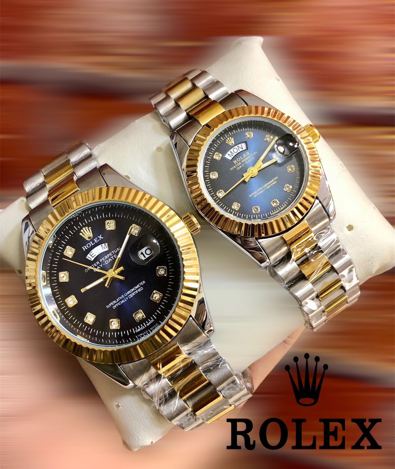 ROLEX COUPLE WATCH + FREE BOX