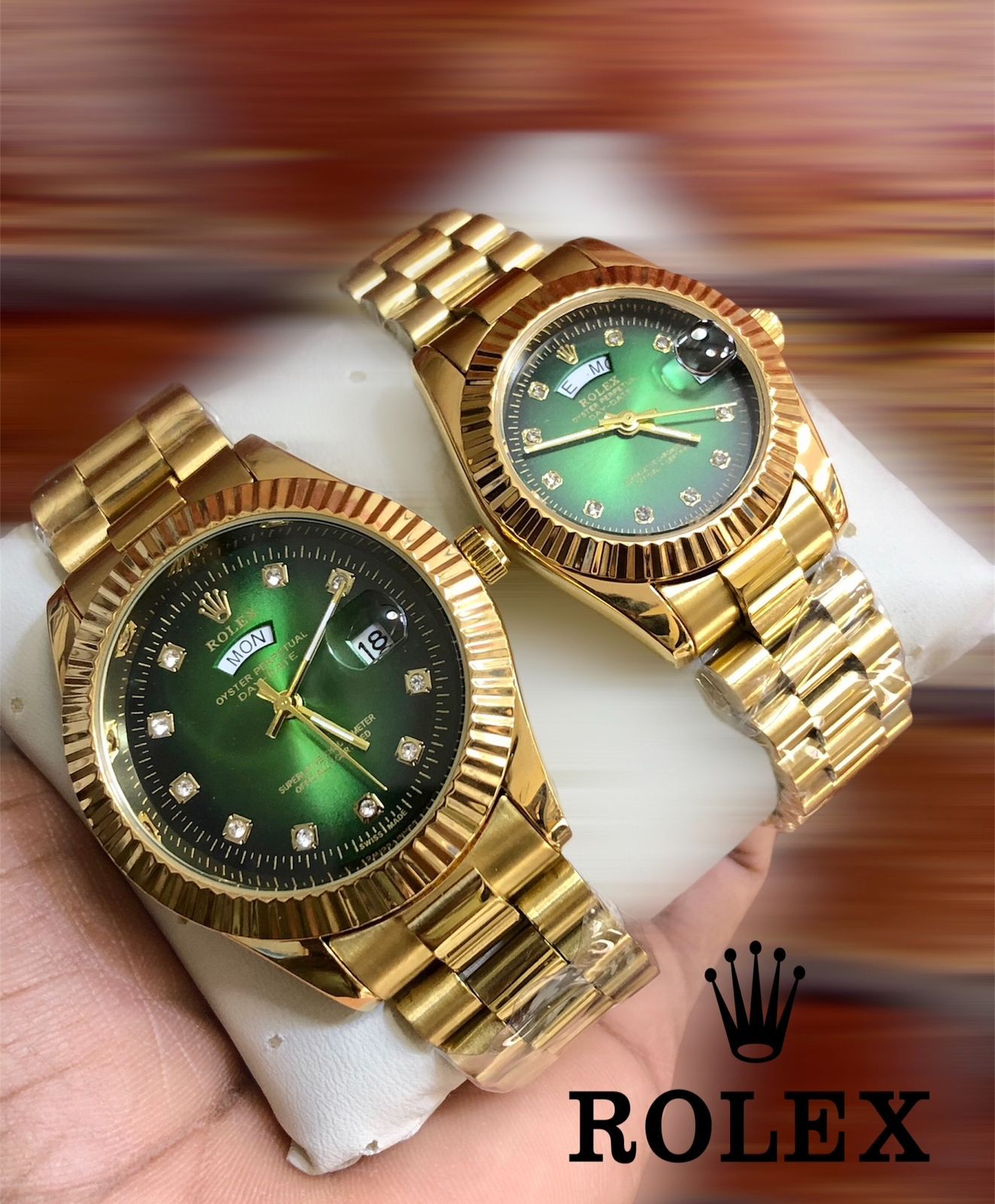 ROLEX COUPLE WATCH + FREE BOX