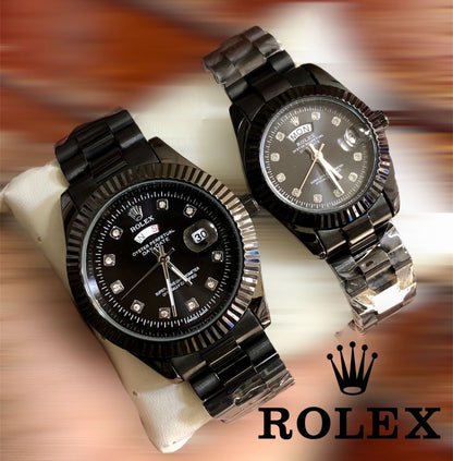 ROLEX COUPLE WATCH + FREE BOX