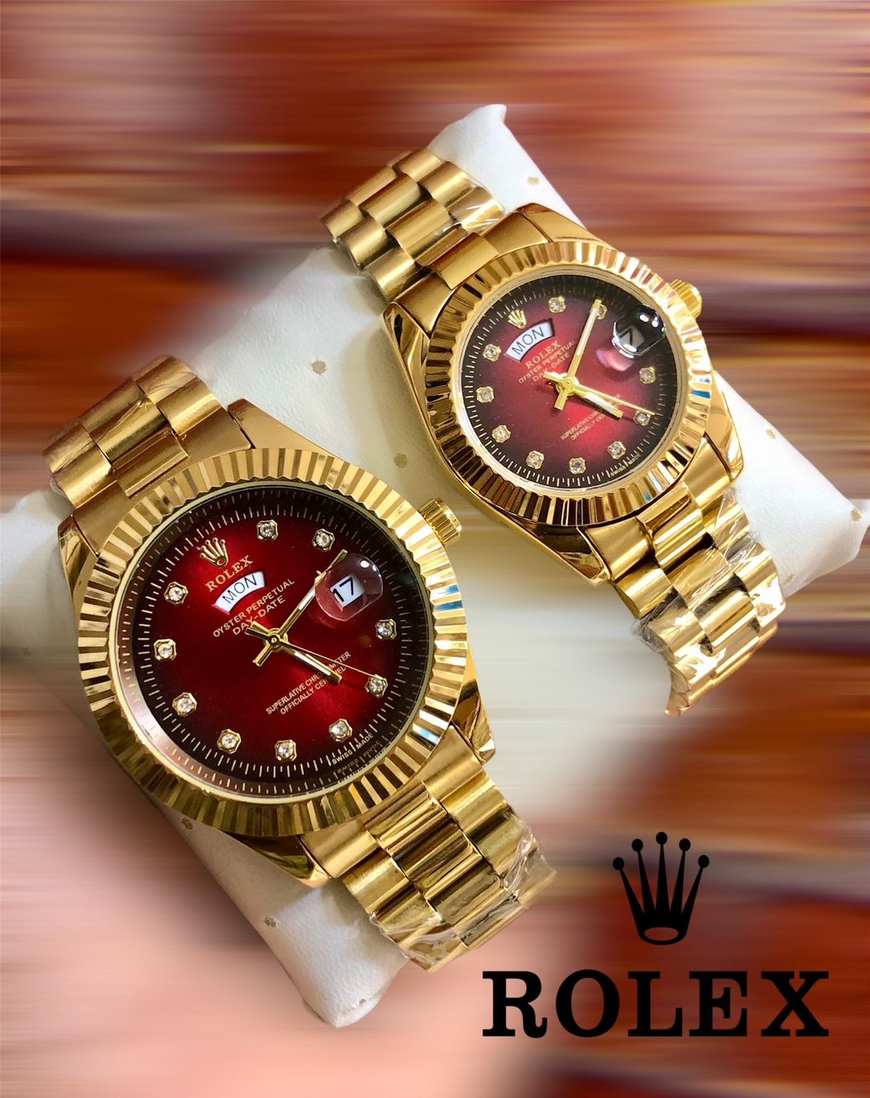 ROLEX COUPLE WATCH + FREE BOX
