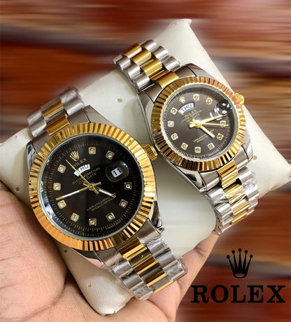 ROLEX COUPLE WATCH + FREE BOX