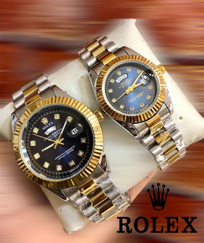 ROLEX COUPLE WATCH + FREE BOX